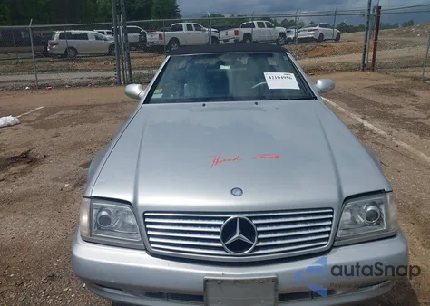 2002 Mercedes-Benz Sl 500 from USA, damaged, VIN WDBFA68F22F202906